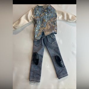 Barbie Princess and The Pauper Prince Julian Doll Replacement Top KenPants Shoes